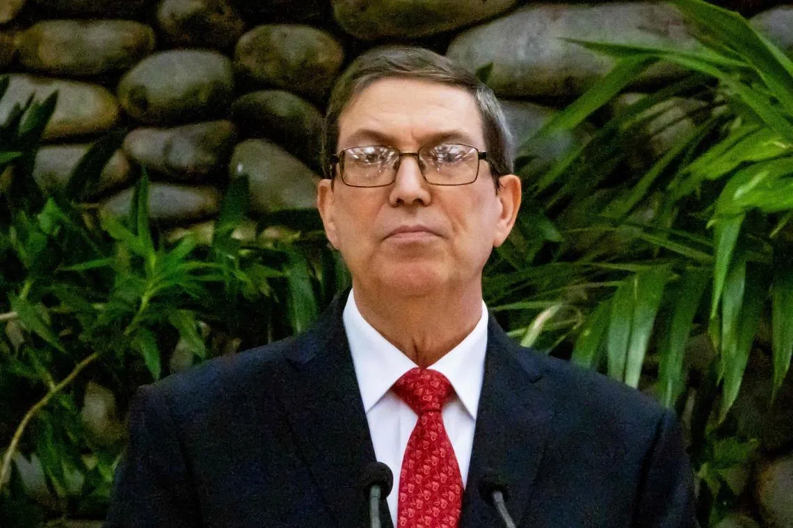 Cuban Foreign Minister Bruno Rodriguez  said in a post on social media that Cuba neither threatens nor desires war.