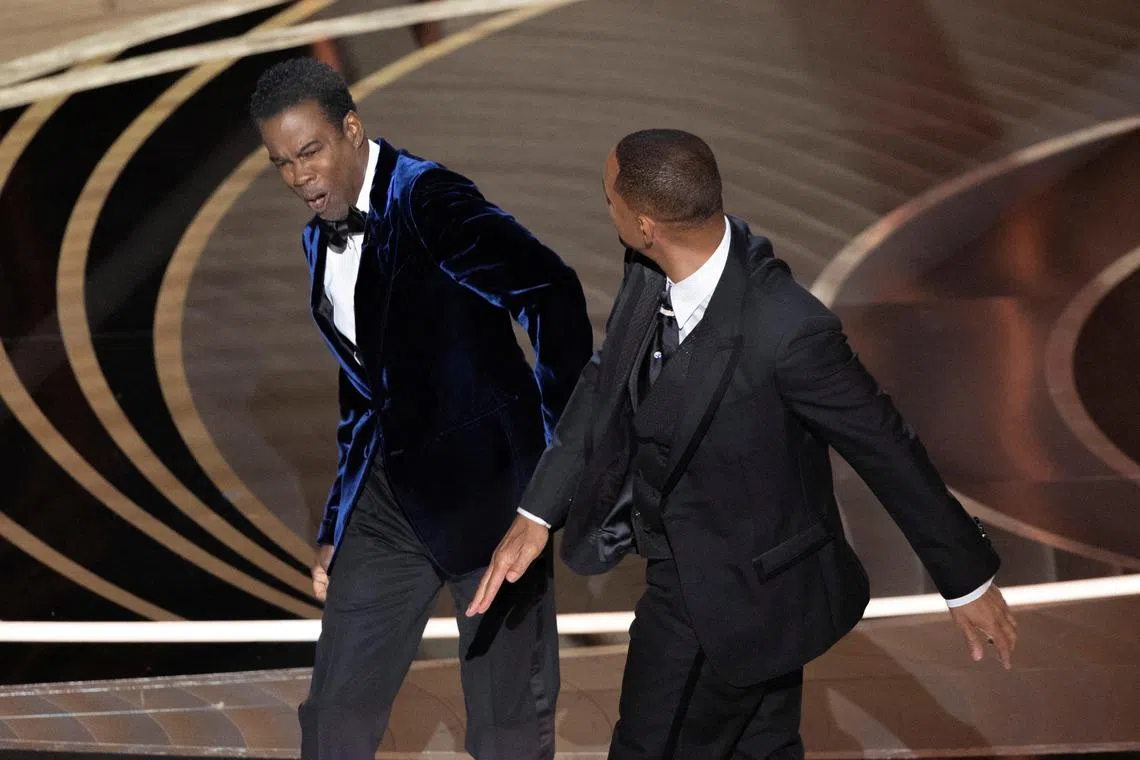 Will Smith was banned from attending the Academy Awards for 10 years after slapping Chris Rock on stage.