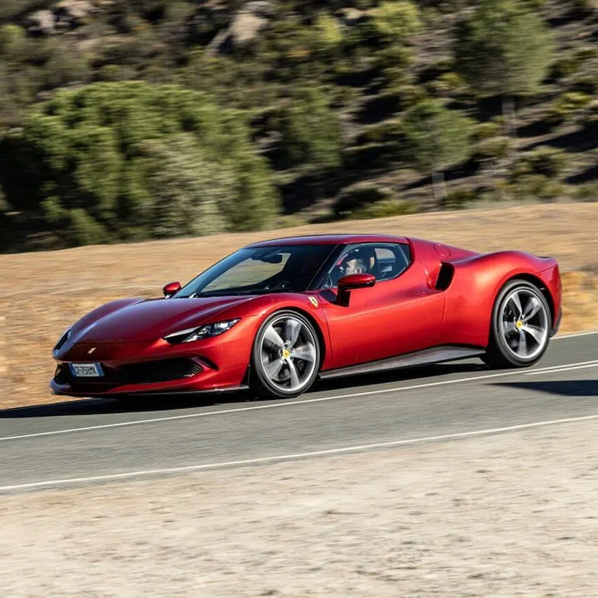 The dispute involved a Ferrari 296 GTB plug-in hybrid (pictured), as well as other luxury cars including Lamborghinis and a Bentley.