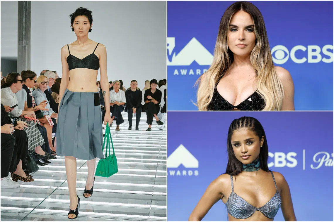 The almost-naked look ruled at the MTV Video Music Awards and recent fashion weeks.