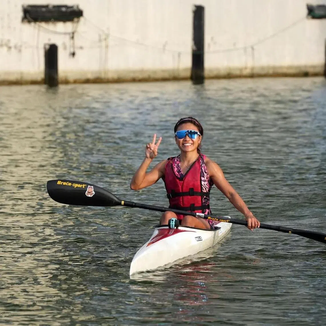 Shermaine Tung rediscovered her passion for canoeing after falling off a horse and breaking her back.