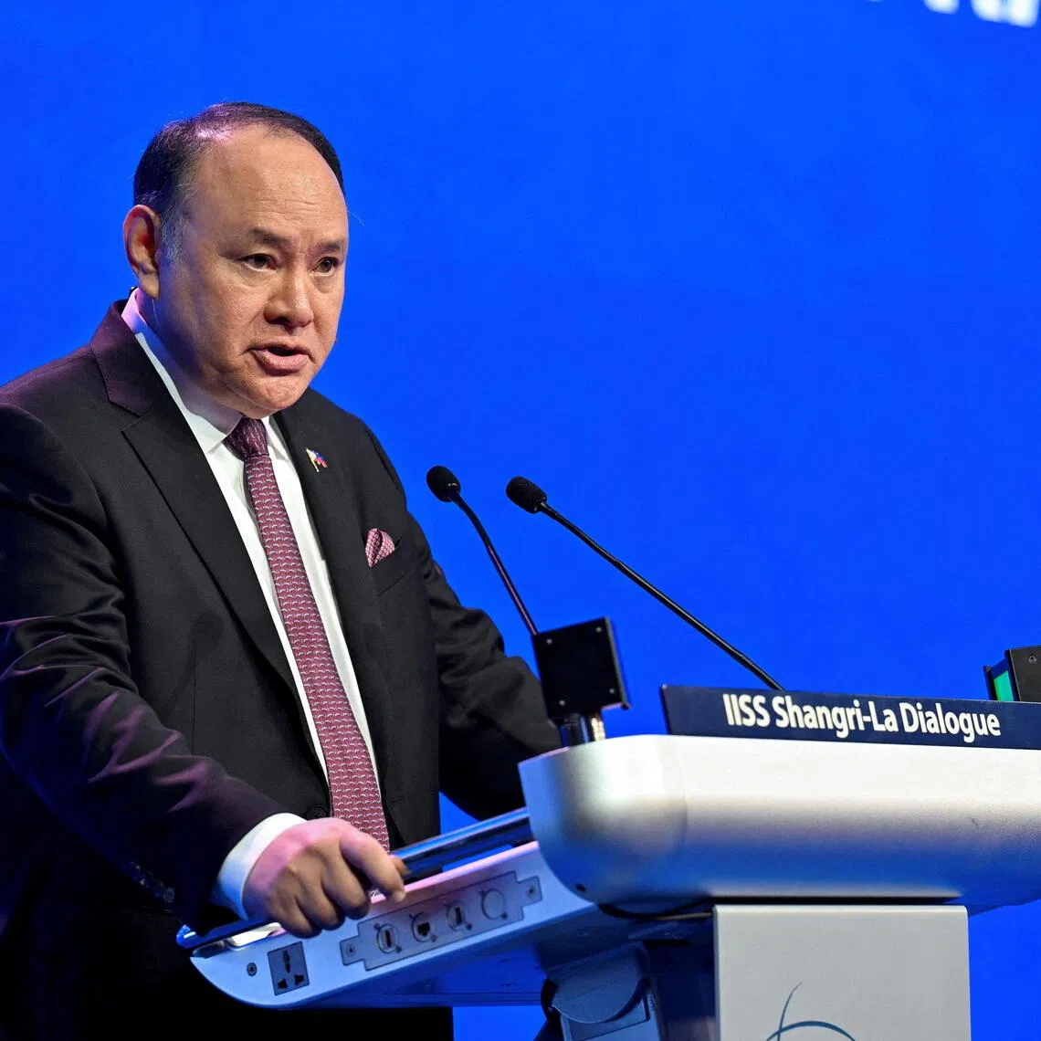 Philippines’ Defence Secretary Gilberto Teodoro Jr is a frequent and outspoken critic of China’s behaviour in the South China Sea.
