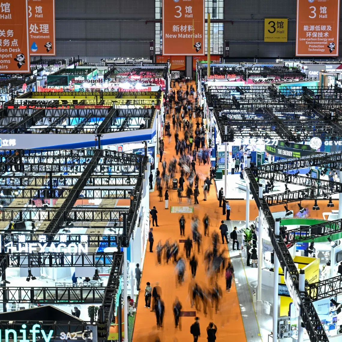 Visitors attending the 8th China International Import Expo (CIIE) in Shanghai, China on Nov 7, 2025. 
