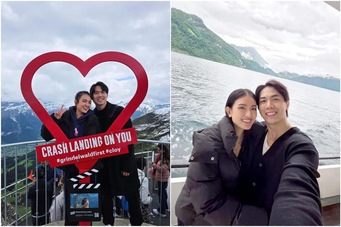 Hong Ling and Nick Teo went to Switzerland and Italy for their honeymoon in May.