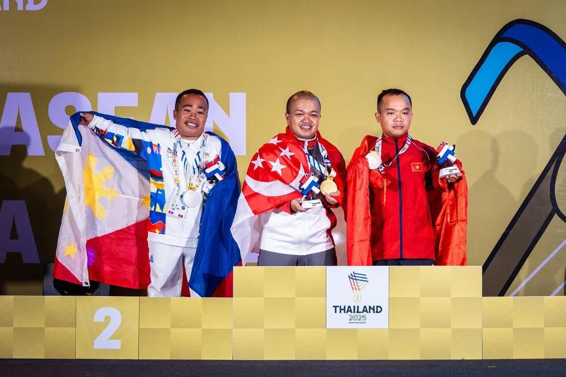 Asean Para Games 2025: Singapore shot putter Diroy Noordin completes golden hat-trick in Thailand