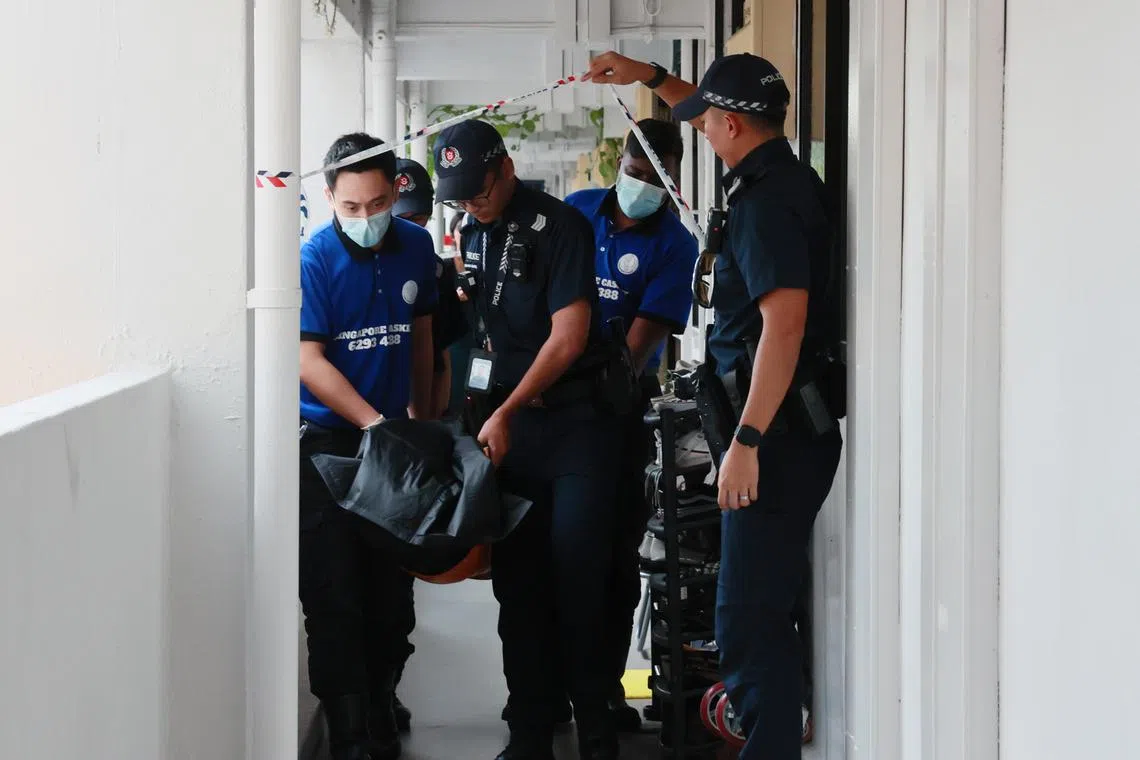 Police said on March 12 that a 56-year-old was found dead inside the unit in Boon Lay Avenue on March 11.