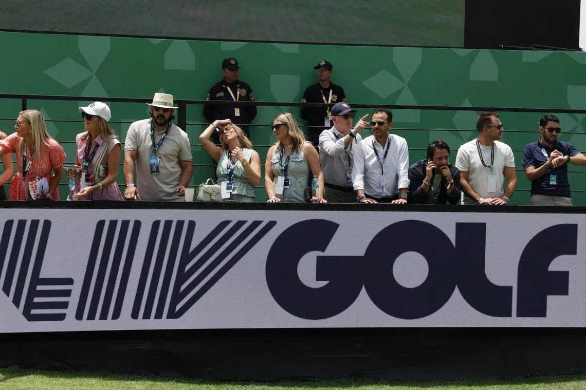 Golf - LIV Golf Mexico - Club de Golf Chapultepec, Mexico City, Mexico - April 17, 2026 General view of spectators during the second round REUTERS/Henry Romero