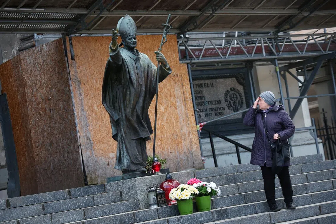 A personality cult around John Paul II – who was made a saint in 2014 – is still strong in Poland.
