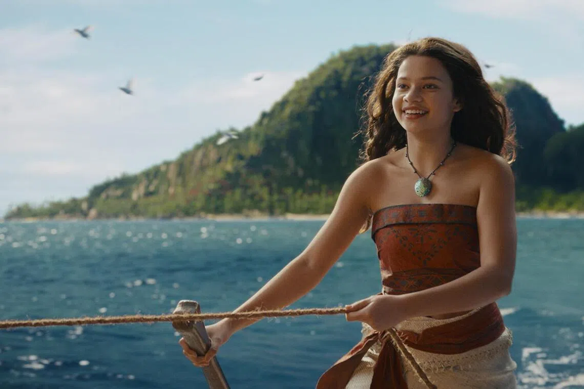 Actress Catherine Laga’aia in Moana.