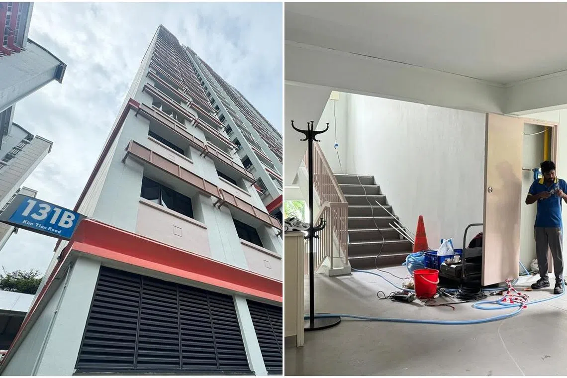 A Tanjong Pagar Town Council spokesperson said 16 units from the second to fifth floors of the block were affected by the incident. 