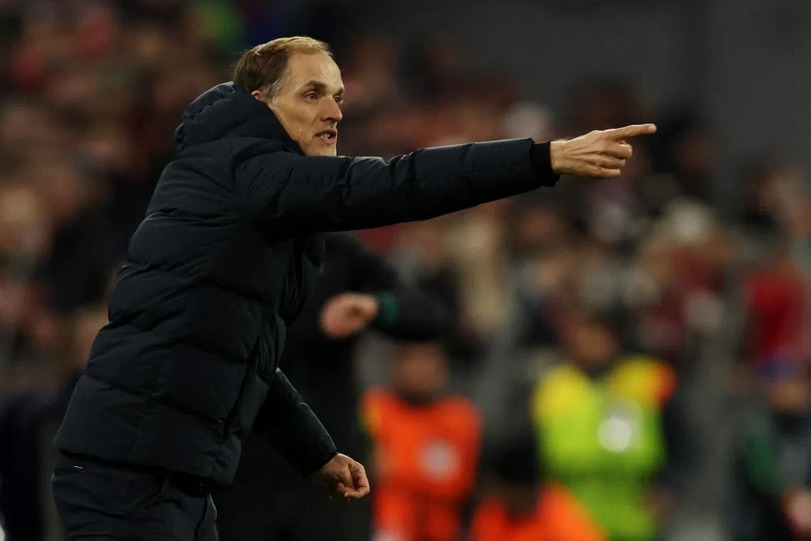 Soccer Football - Champions League - Quarter Final - Second Leg - Bayern Munich v Arsenal - Allianz Arena, Munich, Germany - April 17, 2024 Bayern Munich coach Thomas Tuchel REUTERS/Leonhard Simon