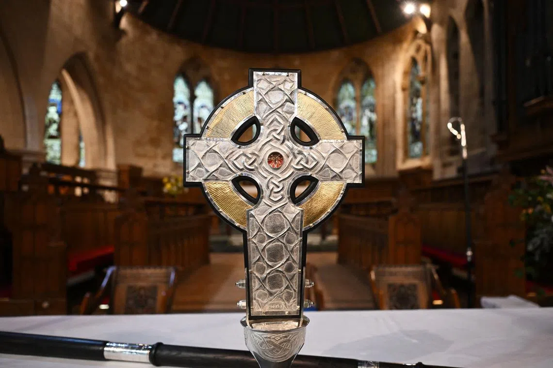 King Charles III presented the Cross of Wales to the Anglican Church in Wales to mark its centenary.