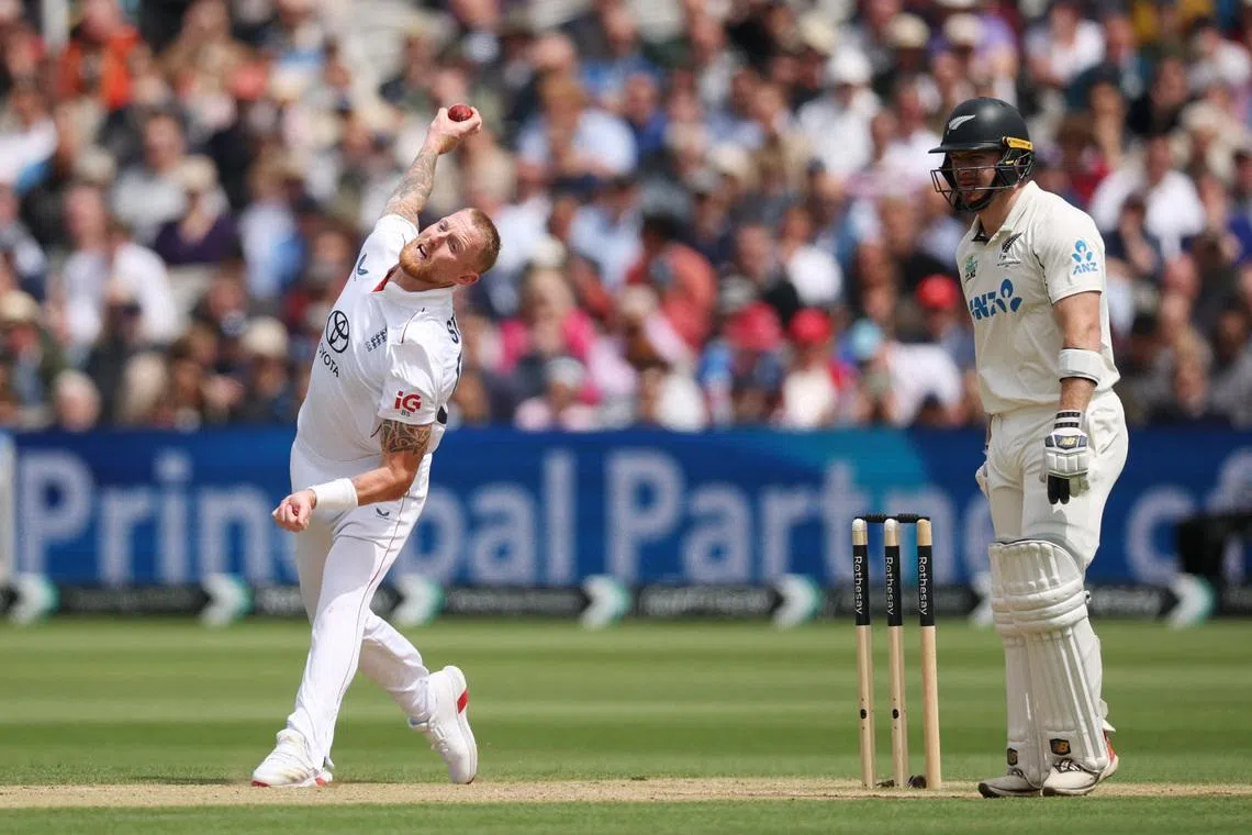 Cricket - England v New Zealand - First Test - Lord's Cricket Ground, London, Britain - June 7, 2026 England's Ben Stokes in action Action Images via Reuters/Andrew Boyers