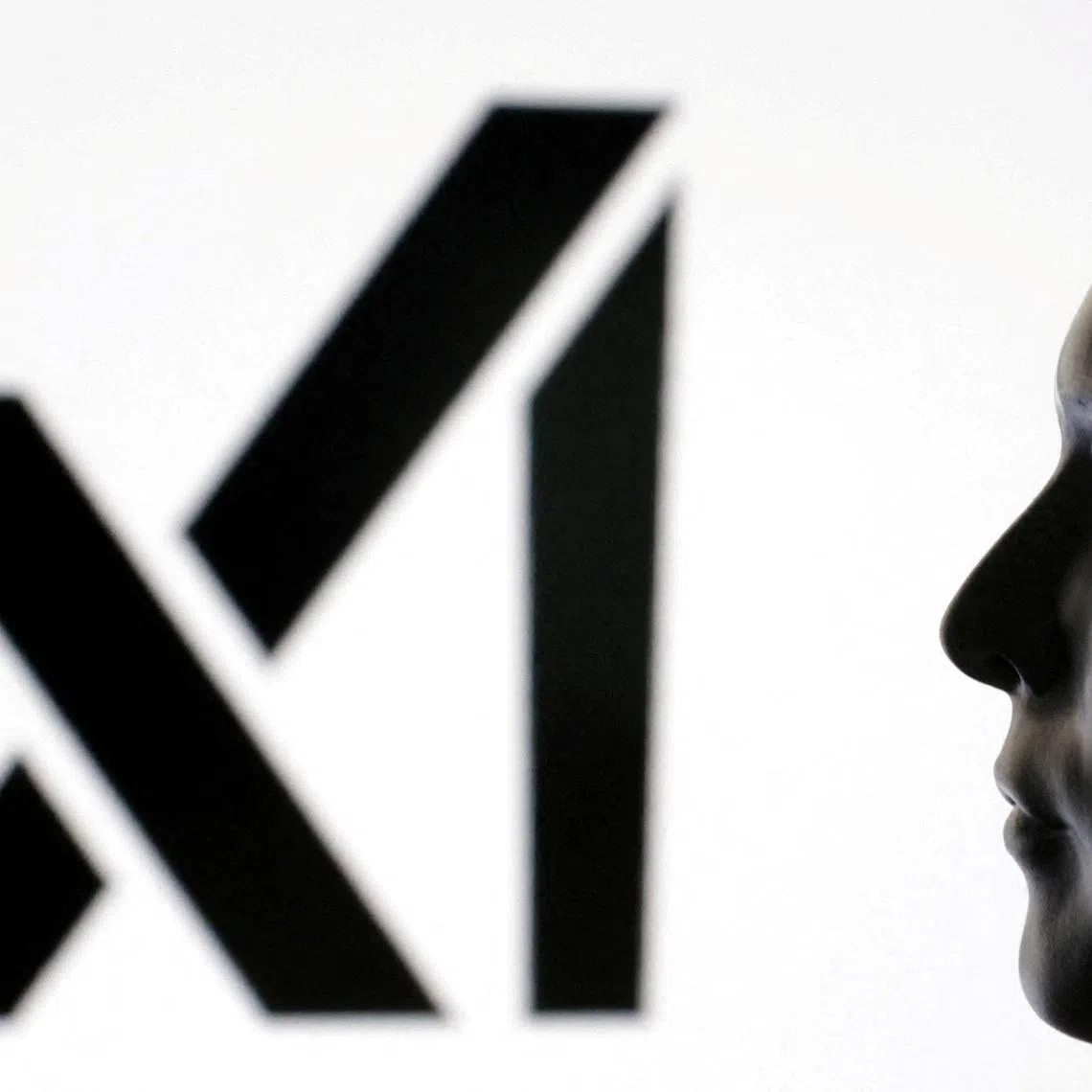 FILE PHOTO: A 3D-printed miniature model of Elon Musk and xAI logo are seen in this illustration created on February 16, 2025. REUTERS/Dado Ruvic/Illustration/File Photo