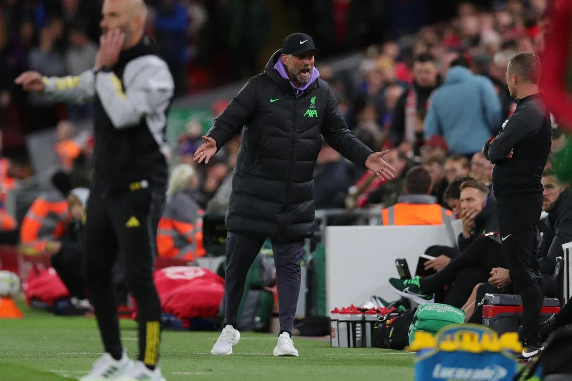 Liverpool manager Jurgen Klopp says he is looking forward to meeting "top bloke" Tottenham boss Ange Postecoglou.