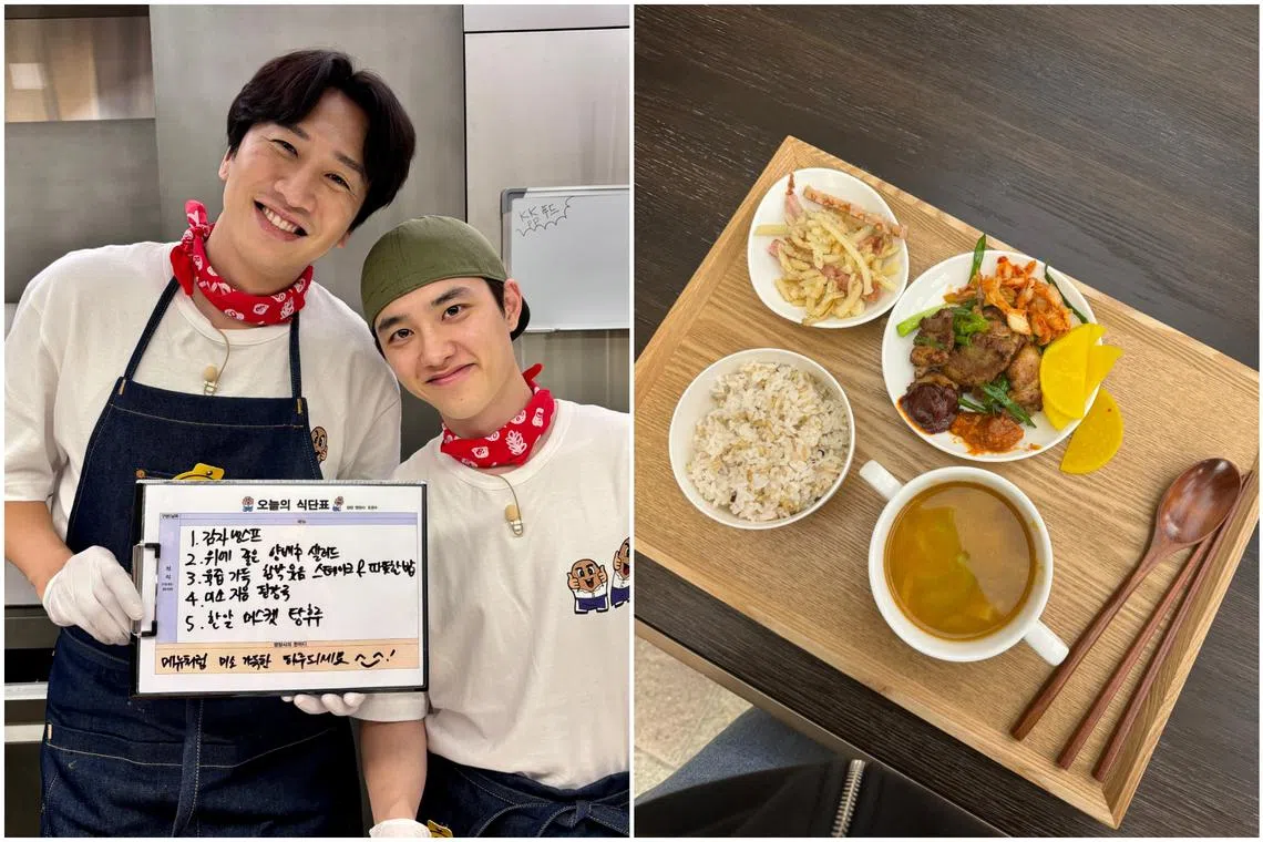 Actor Lee Kwang-soo and K-pop star Do Kyung-soo team up to run a company cafeteria service for three days in GBRB Spin-off: Cafeteria Operation.