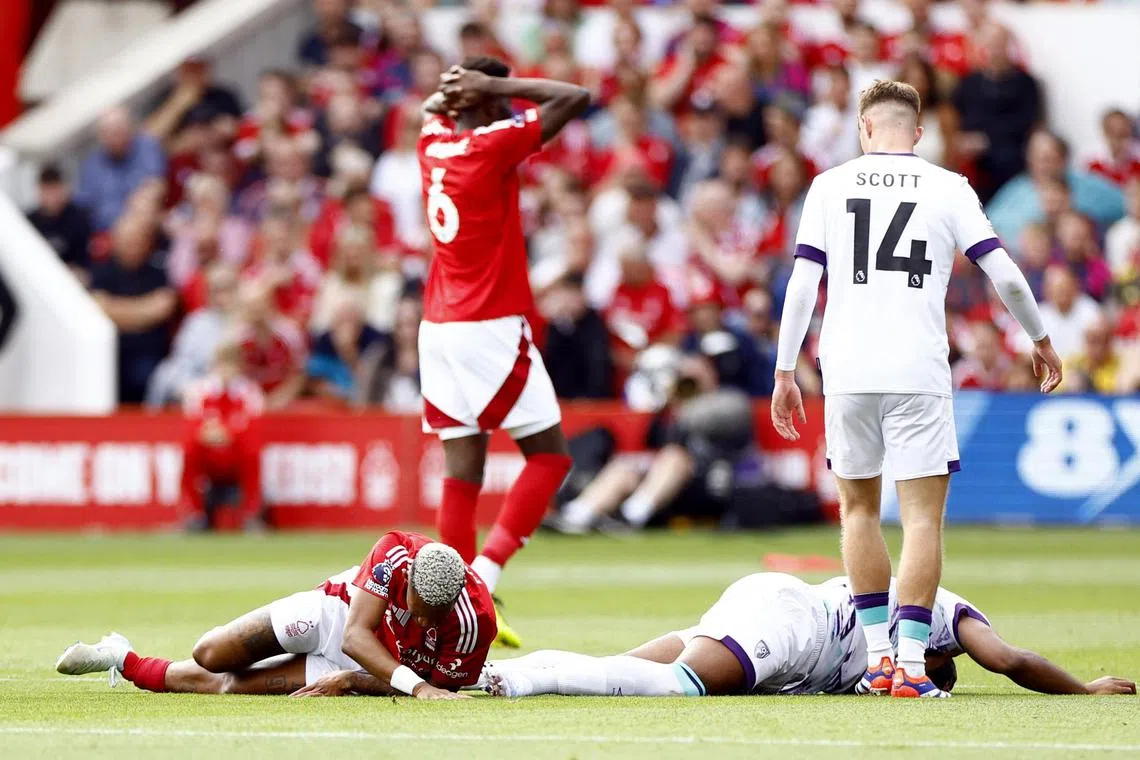 Danilo landed awkwardly following an aerial challenge with Antoine Semenyo, just six minutes into the match.