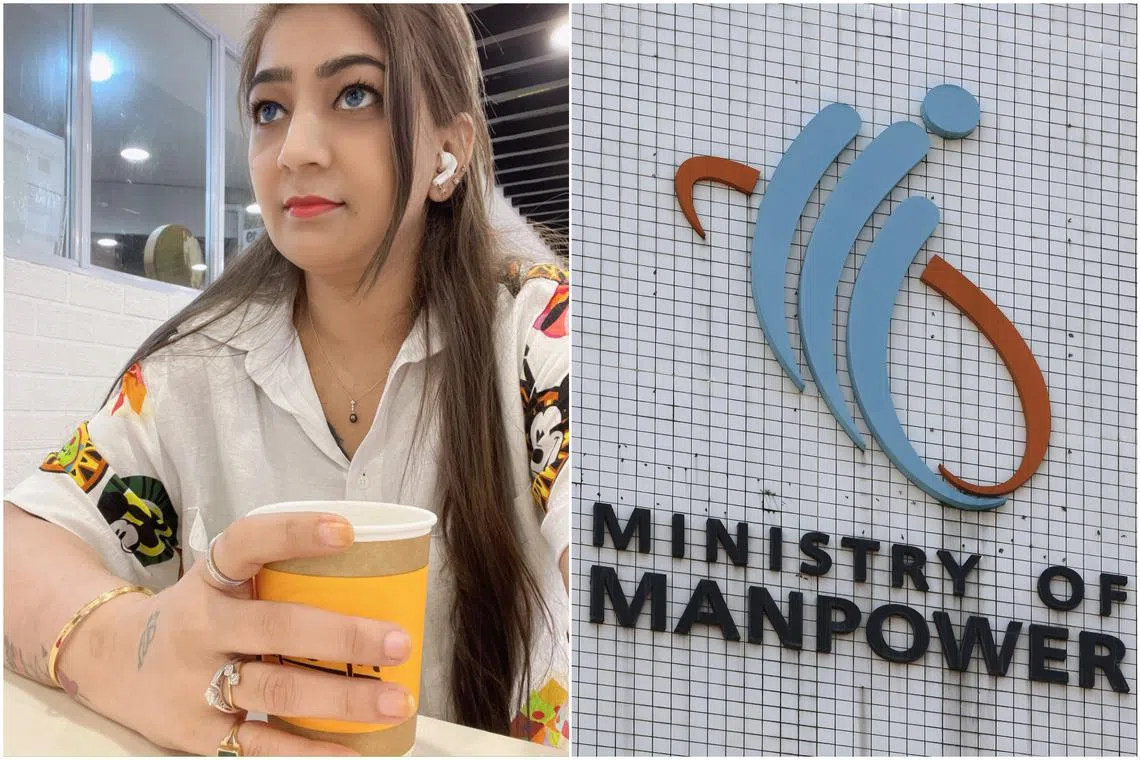 Ms Alka was issued a stern warning in August by the Ministry of Manpower for breaching her work pass conditions.