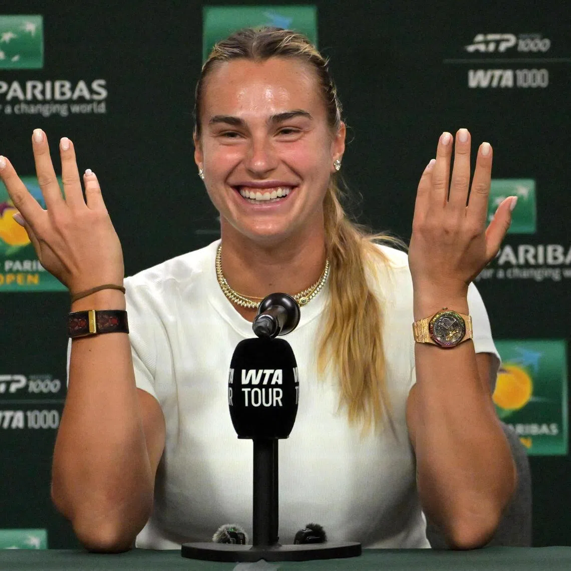 World No. 1 Aryna Sabalenka said she believed switching to five sets would benefit her game.