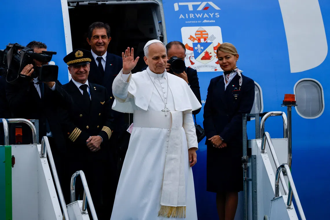 Pope Leo takes peace message to Lebanon, target of Israeli strikes