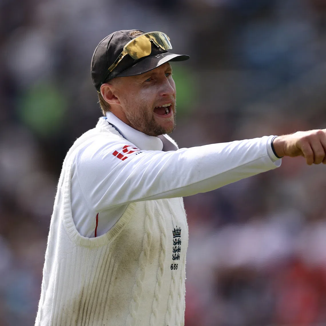 Cricket - First Test - England v Pakistan - Headingley Cricket Ground, Leeds, Britain - August 21, 2026 England's Joe Root reacts Action Images via Reuters/Lee Smith