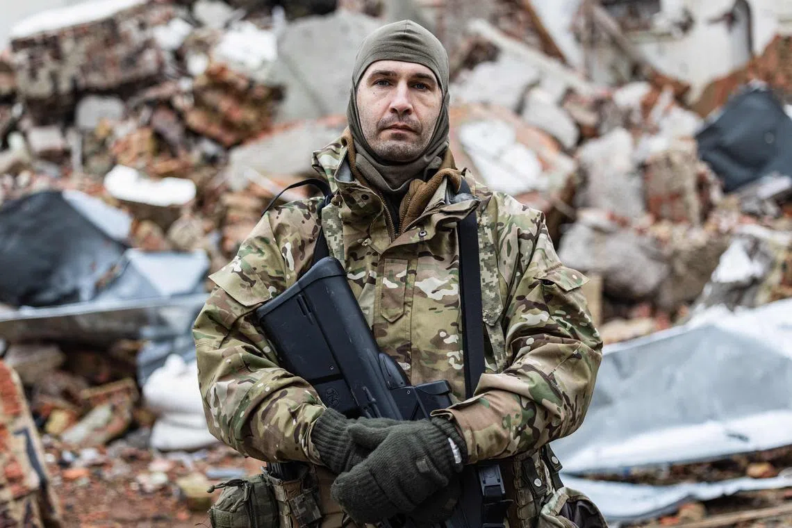 Caesar, a 50-year-old Russian, joined the Freedom of Russia Legion to fight on the side of Ukraine.