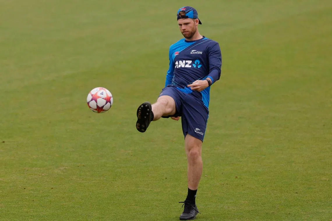 Cricket - One Day International - New Zealand Practice Sessions - The Oval, London, Britain - September 12, 2023 New Zealand's Lockie Ferguson during practice Action Images via Reuters/Andrew Couldridge