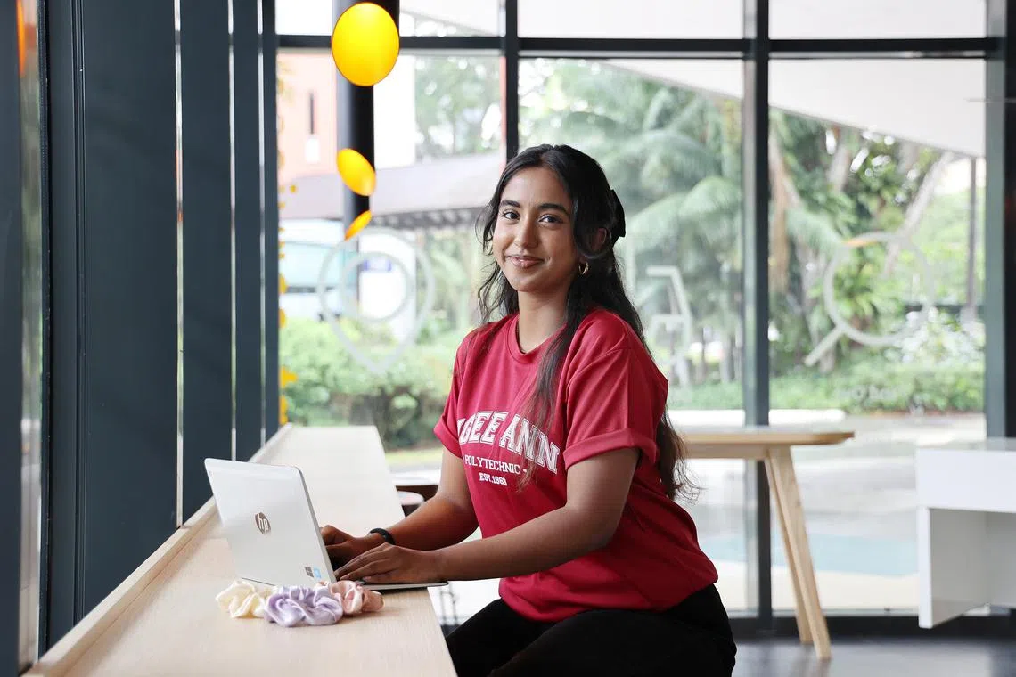 When Hemavarshnee Saravanan was in Secondary 4, she started a hair accessories business with a friend. Even though the business lasted just 10 months, it sealed her decision to apply for the early admissions exercise(EAE) at a polytechnic.