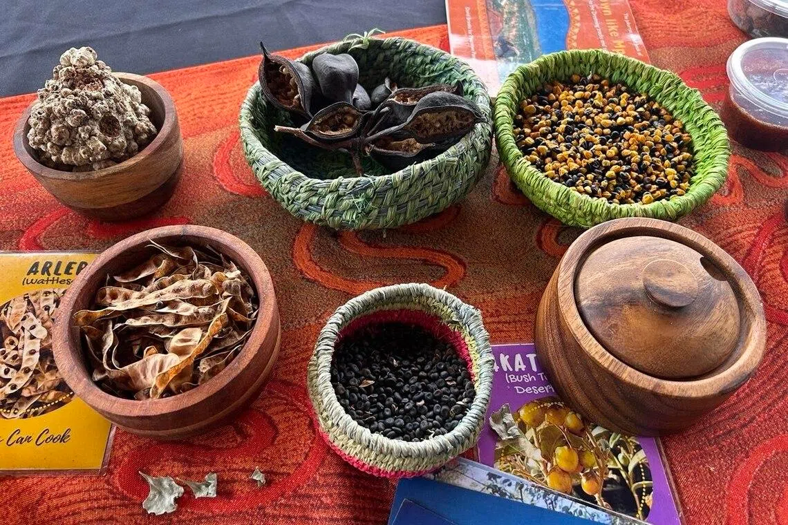 Rayleen Brown’s tours introduce visitors to Australian bush tucker.