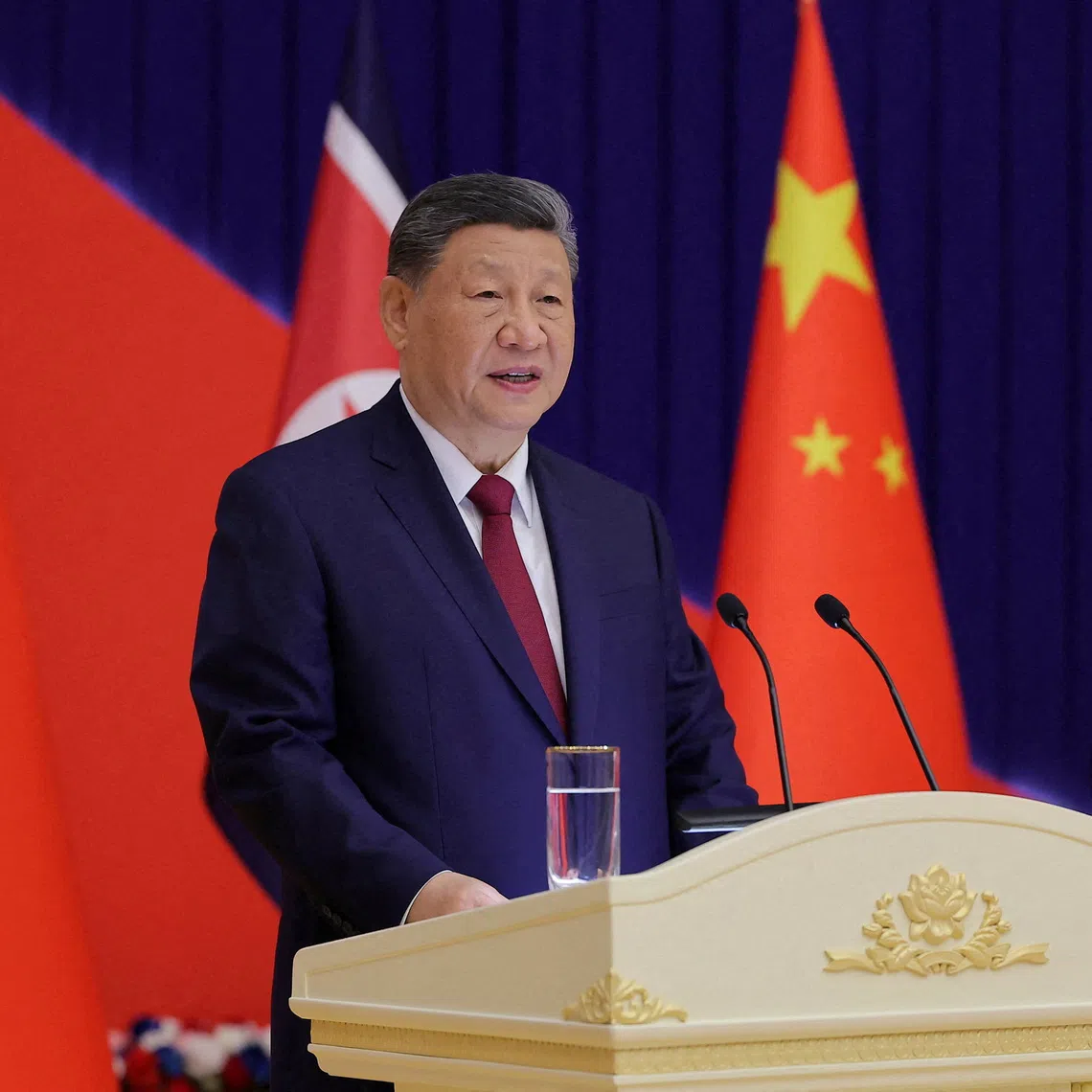Chinese President Xi Jinping emphasised upholding the Communist Party of China’s “absolute leadership” over the armed forces and advancing the “political building of the military”.