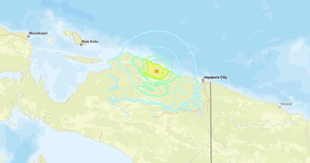 Earthquake of magnitude 6.5 strikes Papua, Indonesia: USGS