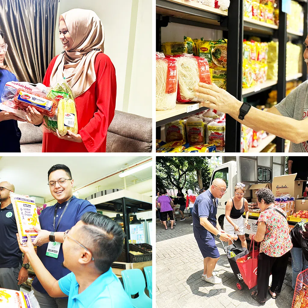 FairPrice Group’s A Full Plate food donation drive works with the community and charity partners to provide fresh and healthy groceries to local families. 