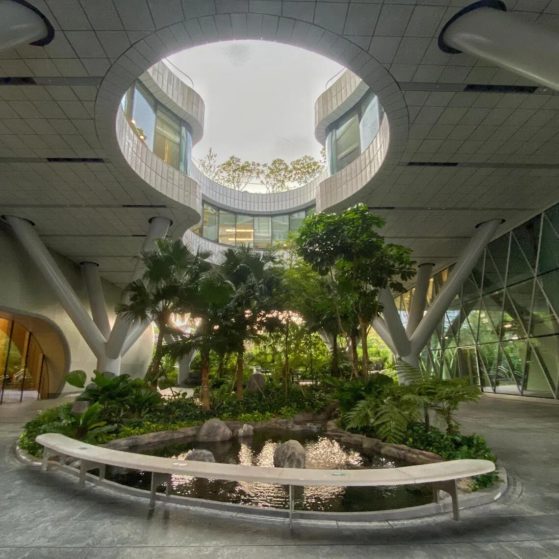 Wilmar International’s headquarters at Biopolis Road. The company has been found guilty of corruption in a case involving cooking oil export permits. 