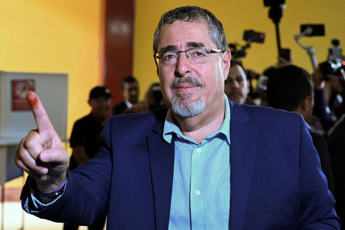 Dr Bernardo Arevalo scored 59 per cent of the vote, with 95 per cent of ballots counted 