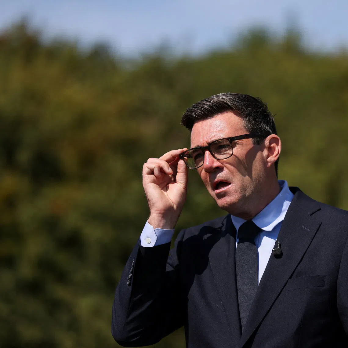 Britain's Prime Minister Andy Burnham looks on, as he meets with members of the Home Office and of the Coastguard, during a visit to HM Coastguard Maritime Rescue Coordination Centre, in Dover, Britain, August 2, 2026. REUTERS/Jack Taylor/Pool