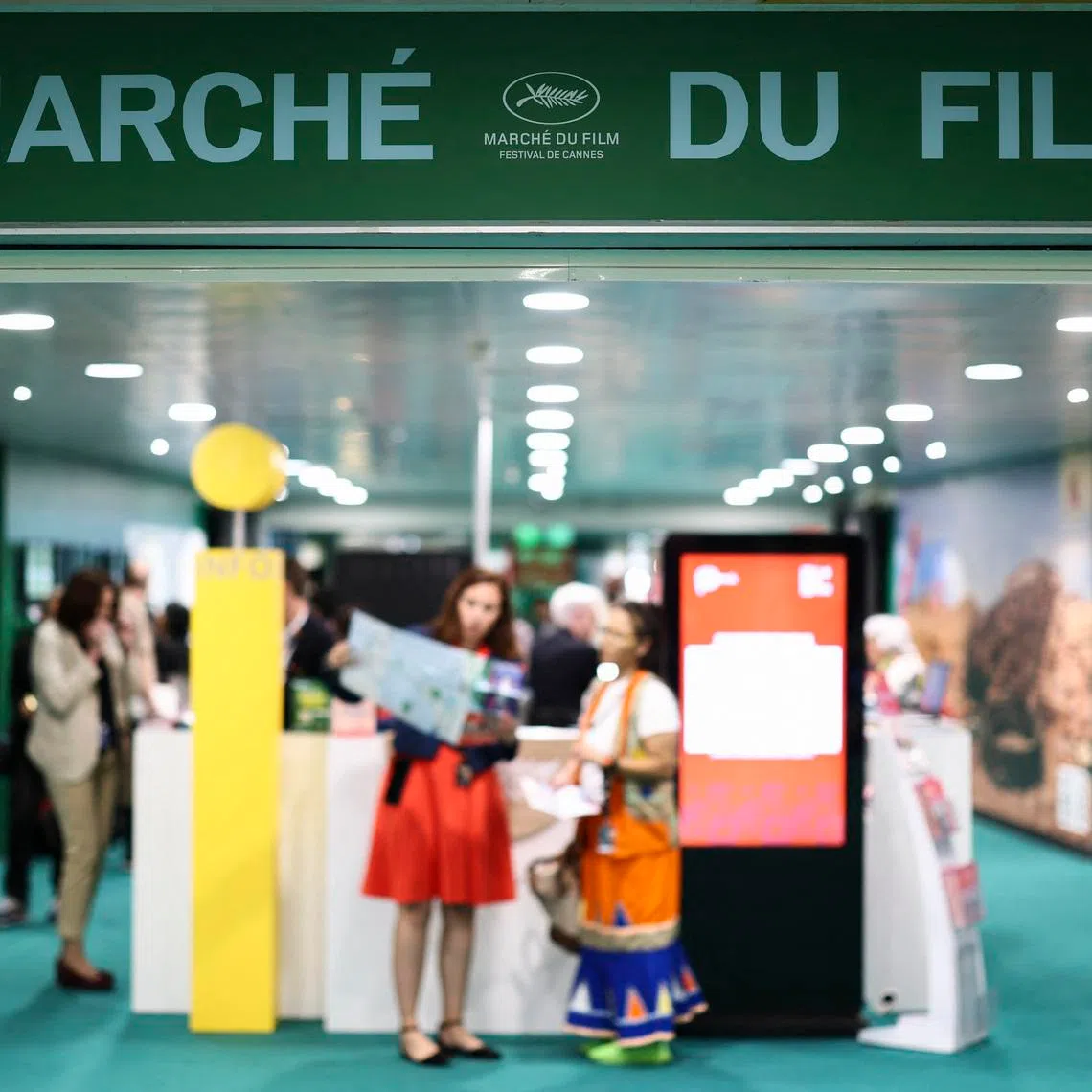 A view shows the Film Market business area during the 78th Cannes Film Festival in Cannes, France, May 15, 2025. REUTERS/Stephane Mahe