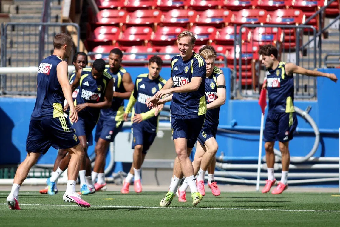 Soccer Football - FIFA World Cup 2026 - Sweden Training - FC Dallas Stadium, Frisco, Texas, U.S. - June 9, 2026 Sweden's Herman Johansson during training IMAGN IMAGES via Reuters/Tim Heitman