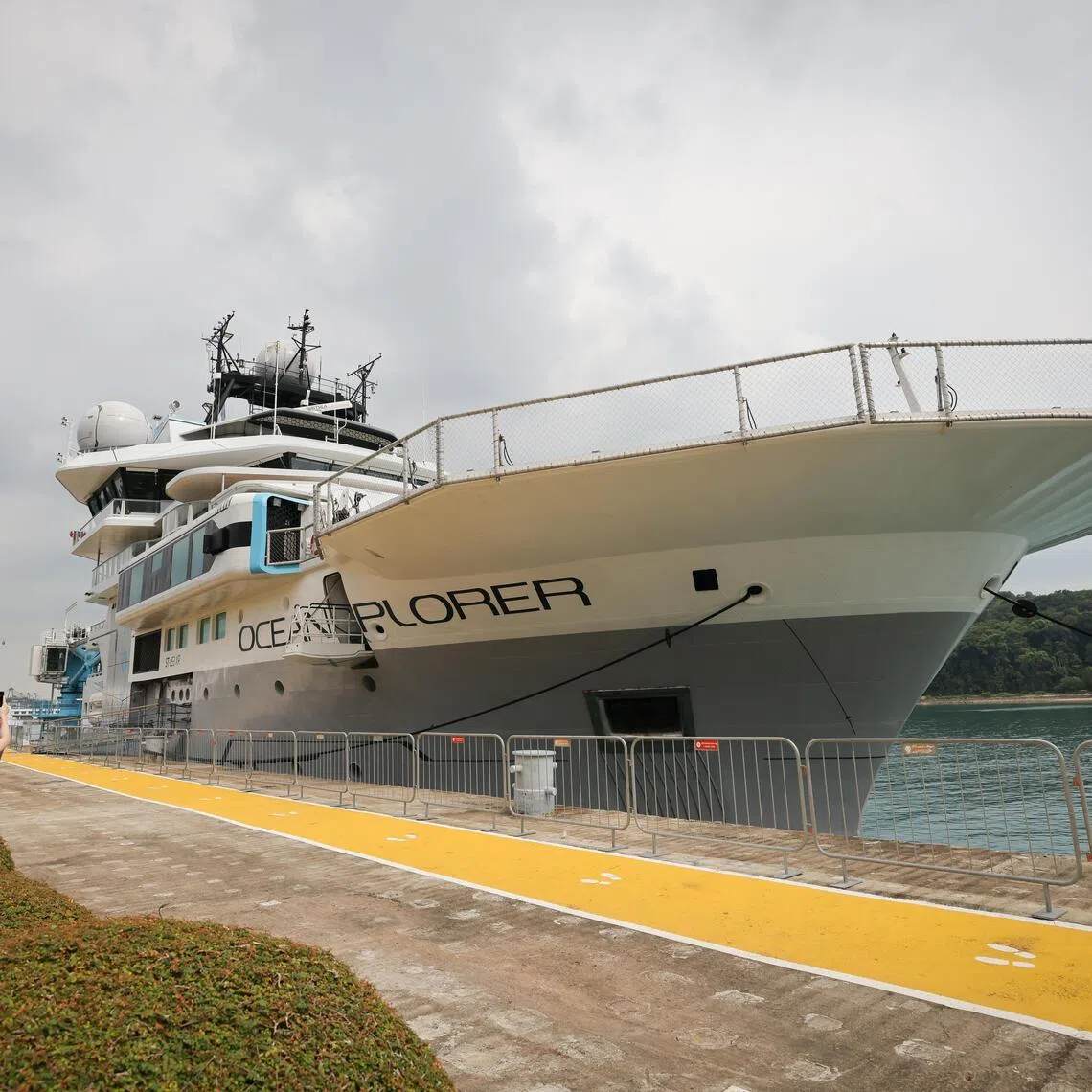 The OceanXplorer research vessel conducted a 24-day mission with the National University of Singapore to a seamount chain in the Indian Ocean in 2025.