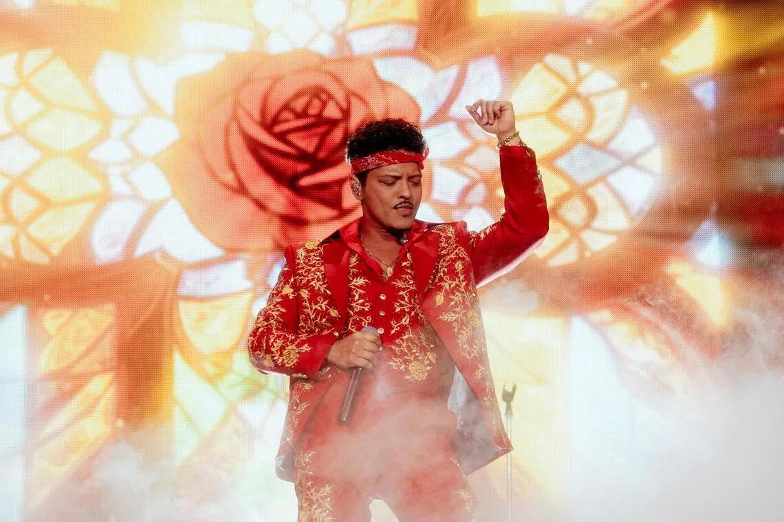 American singer-songwriter and record producer Bruno Mars’ The Romantic Tour started in April 2026.