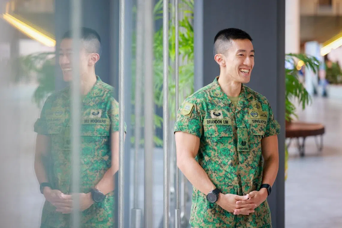 Major Brandon Lim said his time in the NCC was vital in developing a strong sense of self.