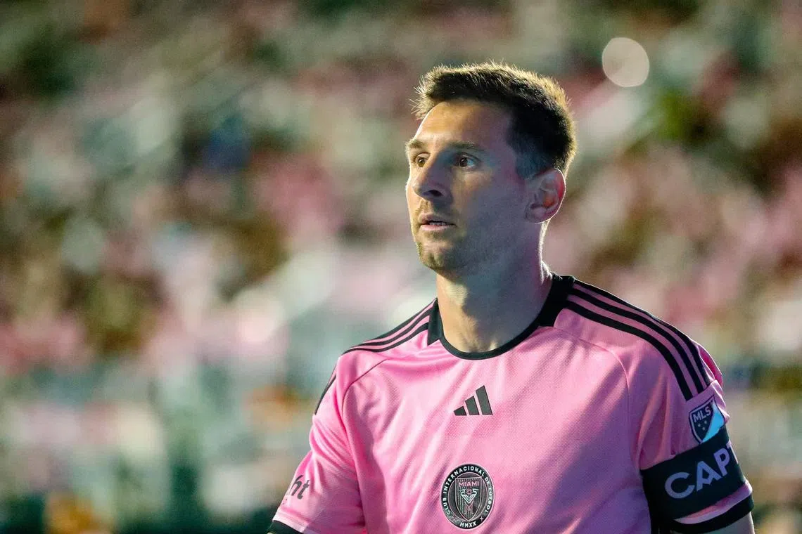 Inter Miami's Lionel Messi, a World Cup winner with Argentina in 2022, has a contract with the Major League Soccer side until 2025.