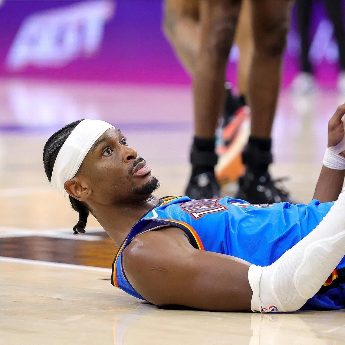 Oklahoma City Thunder guard Shai Gilgeous-Alexander is shooting 39.1 per cent through three games of the NBA Western Conference finals against the San Antonio Spurs.
