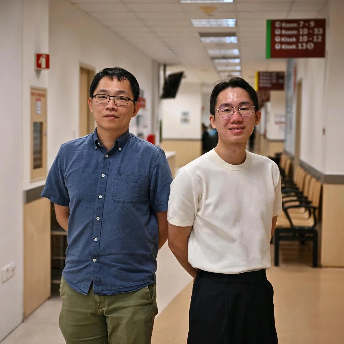 (From left) Software engineer Jerry Tan, 41, and Administrator, Brian Chan, 30, were diagnosed with primary immunodeficiencies (PIDs) late in life, making it difficult as symptoms are often mistaken for common, non-related illnesses such as the flu or food poisoning.