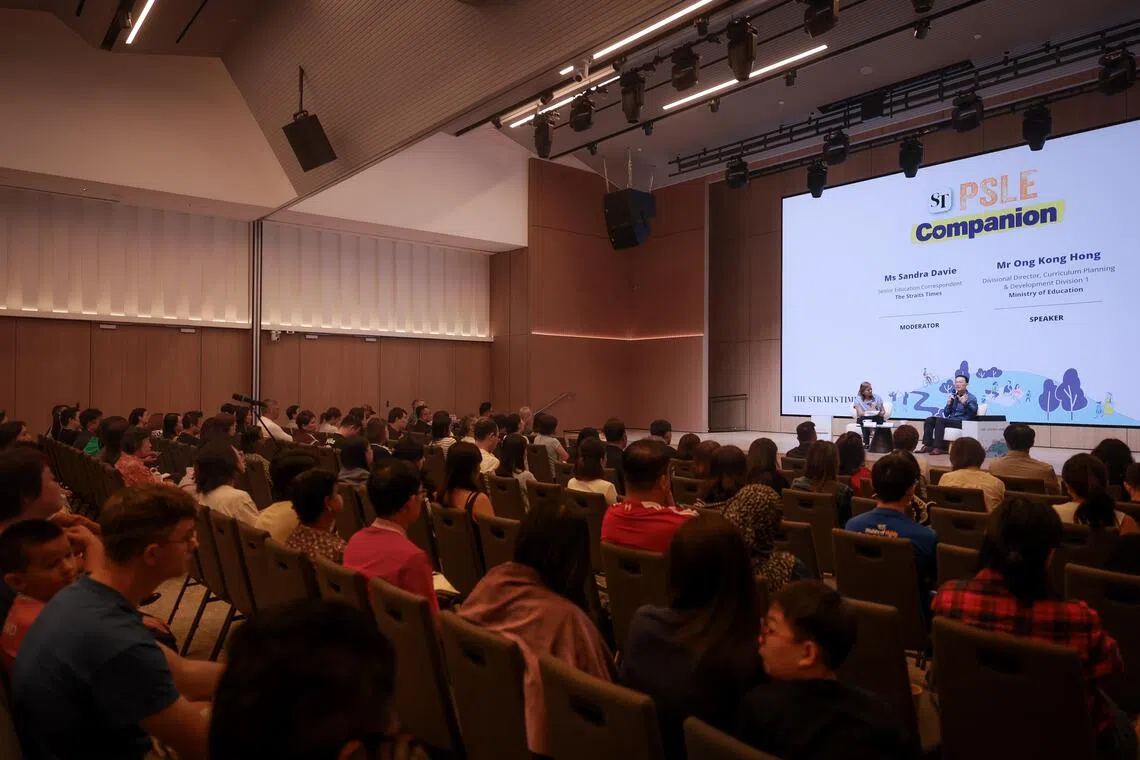 Parents can get valuable advice on revision and exam strategies at the forums organised by ST’s PSLE Companion team.