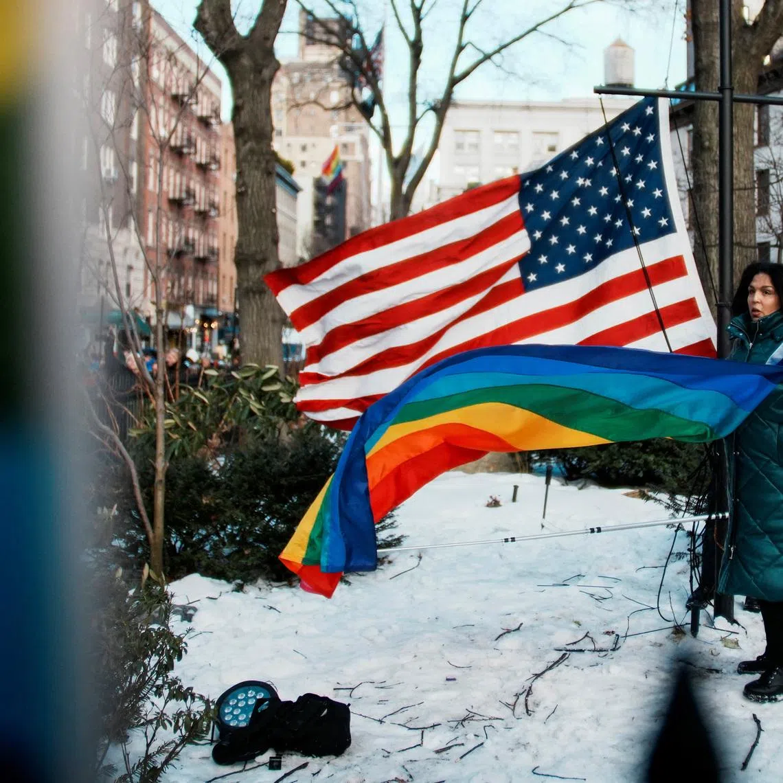 The Trump administration is raising the question of whether allowing transgender women to enroll at a women’s college violates civil rights protections for women.