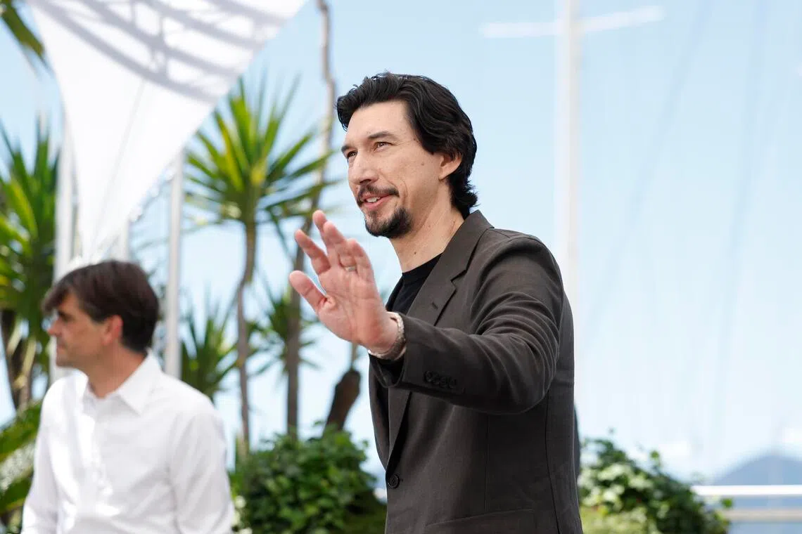 Adam Driver was at the Cannes Film Festival to promote the new crime thriller Paper Tiger.