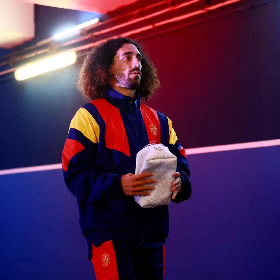 Soccer Football - International Friendly - Peru v Spain - Estadio Cuauhtemoc, Puebla, Mexico - June 8, 2026 Spain's Marc Cucurella arrives to the stadium before the match REUTERS/Eloisa Sanchez