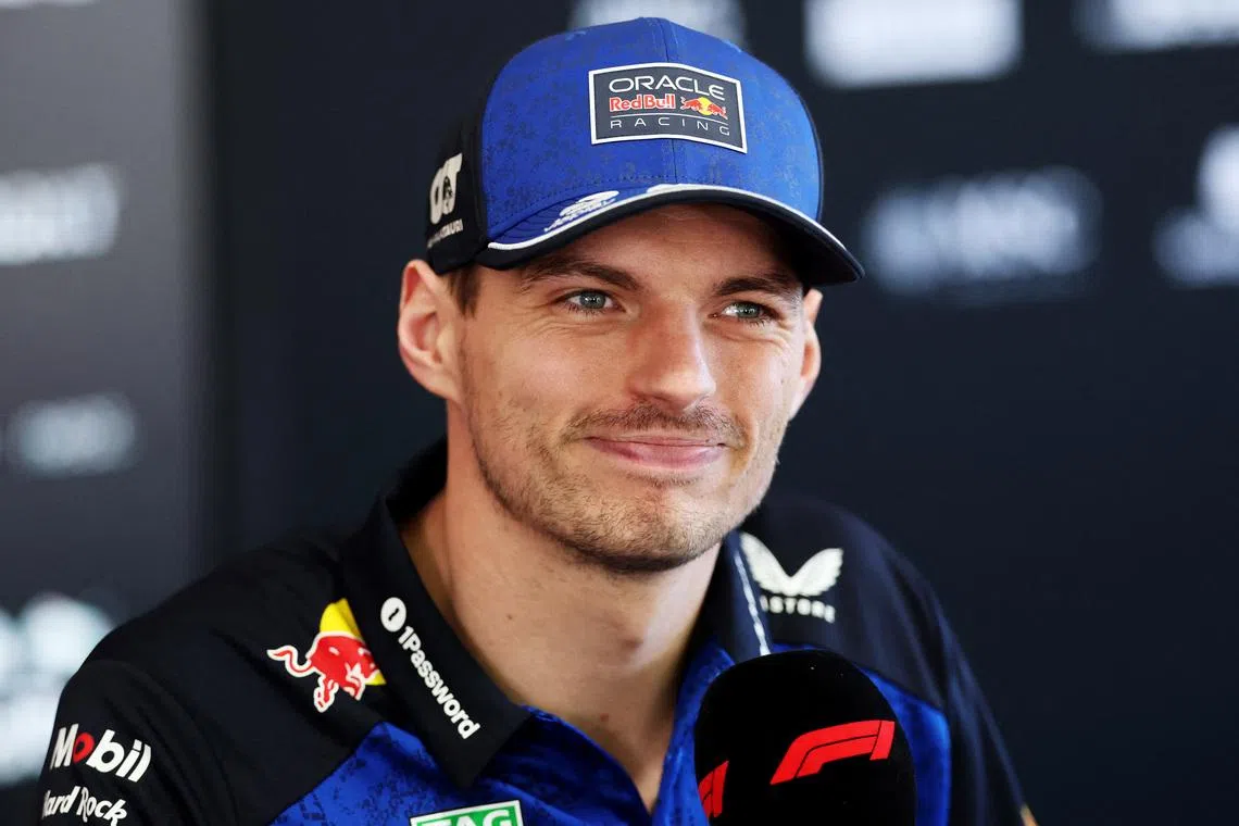 Formula One F1 - Australian Grand Prix - Albert Park Grand Prix Circuit, Melbourne, Australia - March 5, 2026 Red Bull's Max Verstappen speaks to the media ahead of the Australian Grand Prix REUTERS/Hollie Adams