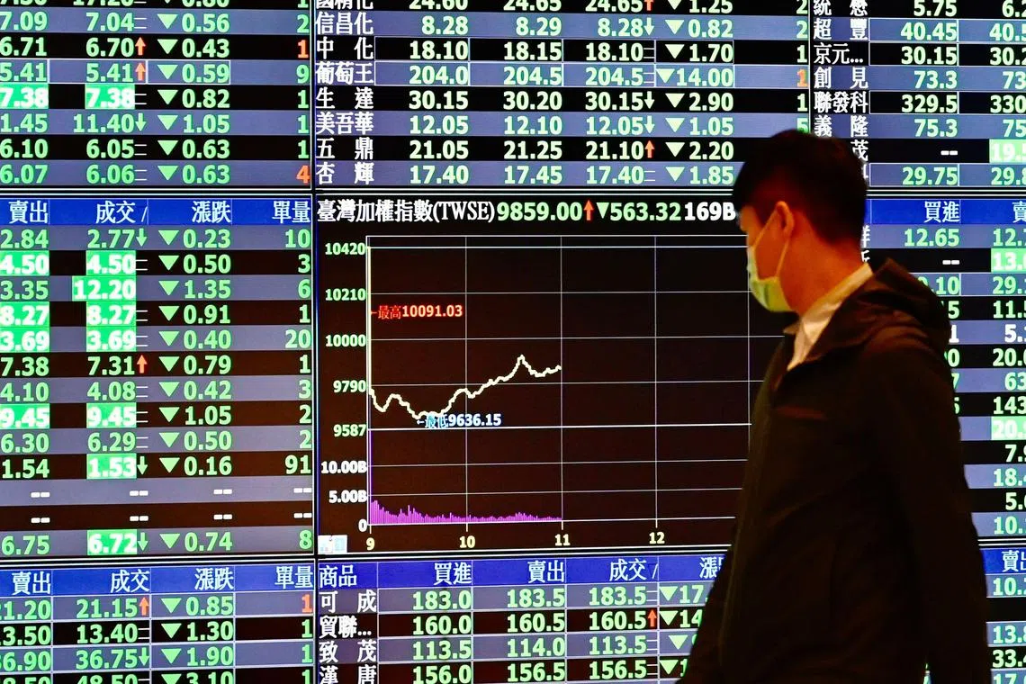 Foreigners have piled US$5.8 billion into Taiwan stocks this month, on track for the first inflows in six months and the biggest in 15 years