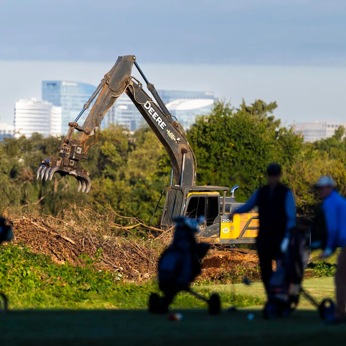 More than 500 trees have already been cut down at the East Potomac Golf Links.